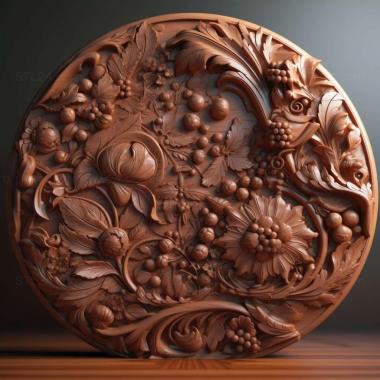 Patterns and decorations stl glossy 2 3d model